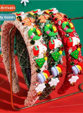 Hair bands Christmas Day headband elk snowman snowflake Chri