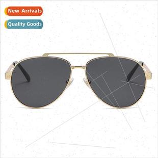 large frame 2023 double new sunglasses beam foot 5073 spring