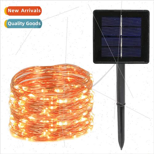 Outdoor WaterproSolar Copper Wire ght String Christmas Holid