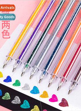 Creative glter pen set 8 colors children handmade diy handbo