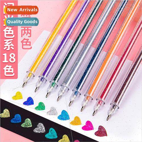 Creative glter pen set 8 colors children handmade diy handbo