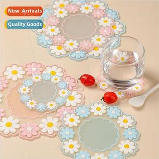 insulating flower mats table resistan licone heat daisy