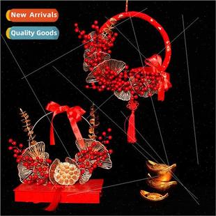 Chinese wedding wedding props wreaths door decorations New Y