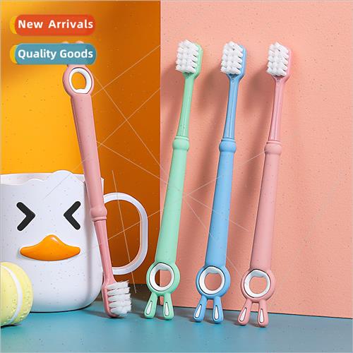 Cartoon cute bunny children toothbrush 3-12 years old baby t