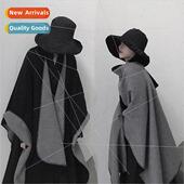 classic open Huaguang shawl cashmere Yue faux Black color