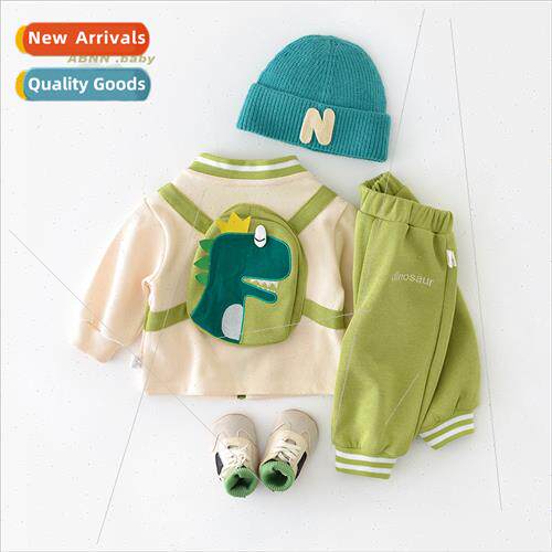 Infant su baby fall dinosaur cardigan casual jacket newborn