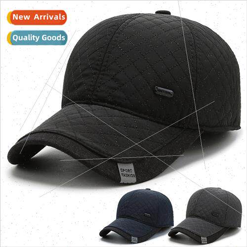 Middle-aged elderly winter hat men ear protection duck tongu