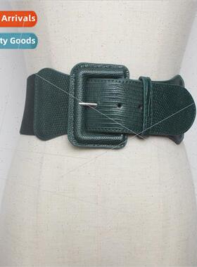 2019 mple Versatile Stch Elastic Waistband Women Wide dress