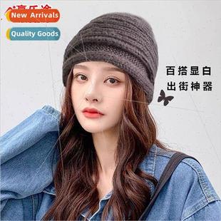 tide cap head set lovely Korean winter children wool ins