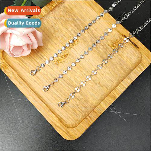 Europe new simple tanium steel stainless steel bracelet ladi