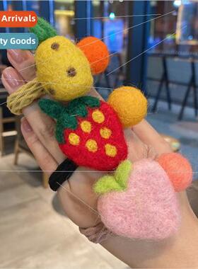 Korean children felt fruit hair bands girls versatile strawb