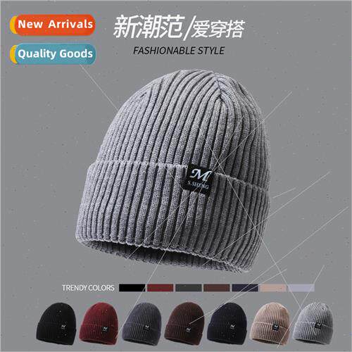 Autumn winter new men Korean  warm knted cap outdoor padded
