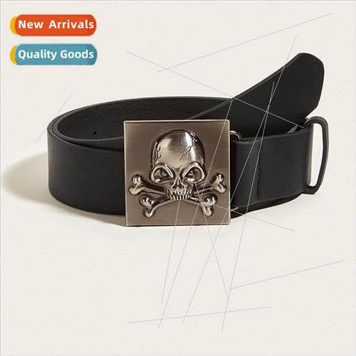 New nd belt men skull youth belt punk buckle casual pants be