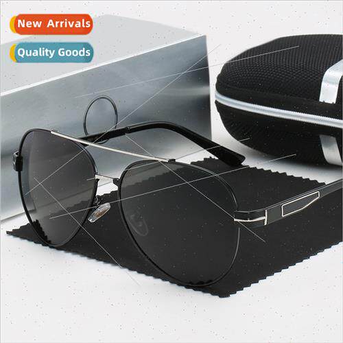 Polarized sunglasses aviator sunglasses men Europe retro gla