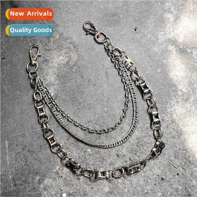 Heavy duty alternative bicycle splicing metal pants chain me