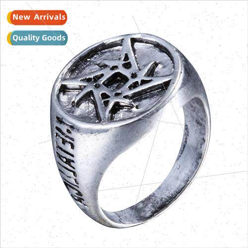 Heavy metal metallica band rock ring ring hipster men antiqu