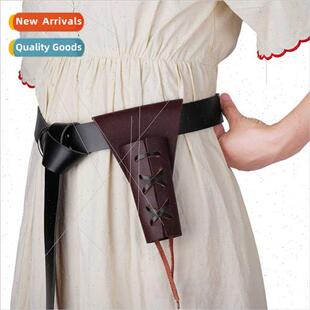 Medieval Leather Sword Belt Viking Battle Knight Belt PU Lea