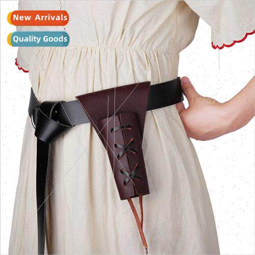 Medieval Leather Sword Belt Viking Battle Knight Belt PU Lea