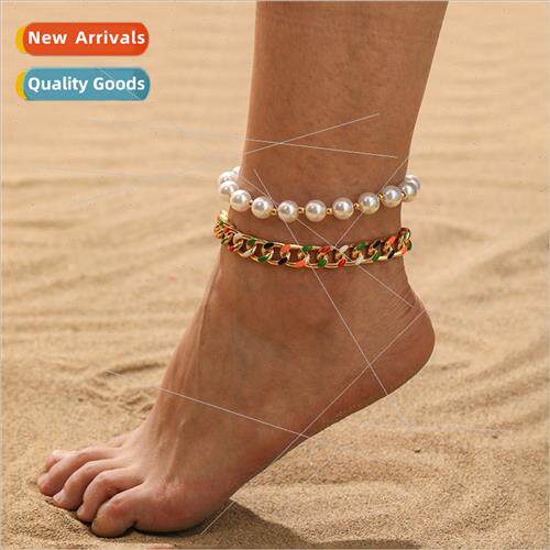 Europe summer simple colorful jewelry bohemian wind multi-la