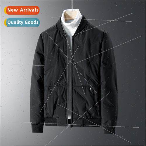 Standing collar short fashion winter jacket men down jacket