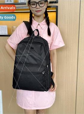 Japan solid color fashion nylon shoulder bag female schoolba