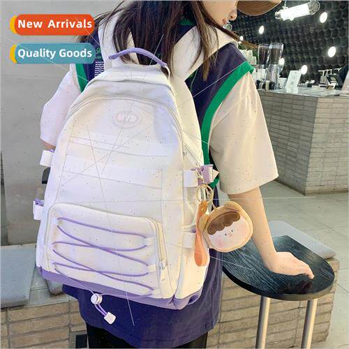 New large-capacy shoulder bag Mori nylon Korean casual backp
