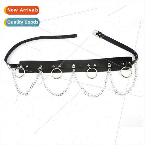 Dark chain punk belt female hip-hop gothic versatile fashion