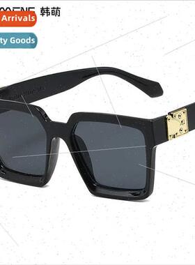 2020 new Europe fashion large frame sunglasses square wide-r