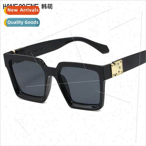 2020 new Europe fashion large frame sunglasses square wide-r