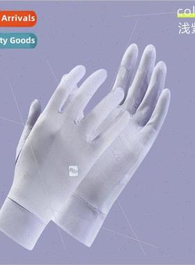 Sunscreen gloves women thin driving -slip summer new outdoor