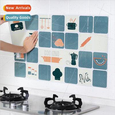 -adhesive greaseprostickers kchen heat-resistant ceramic til
