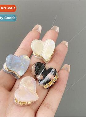 ins acetate leopard hair clips female small size grasp clip