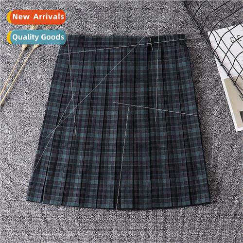 JK Unim Skirt Superior Length Student Plaid Seaweed Plaid Sk