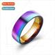 Colorful Stainless Tanium Ring Rai Steel Electroplated