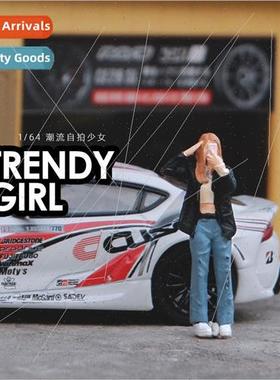 girl miniature model 1/64 miniature doll hpuppet ornaments t