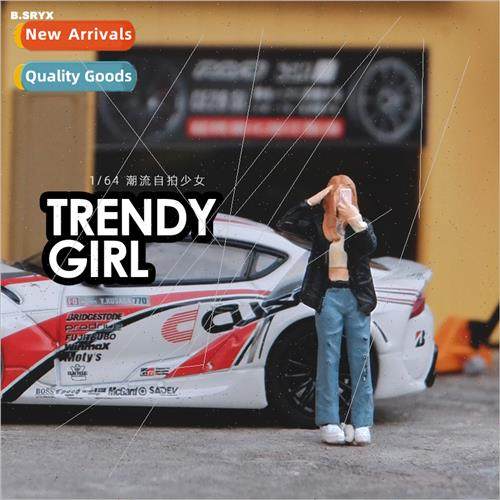 girl miniature model 1/64 miniature doll hpuppet ornaments t