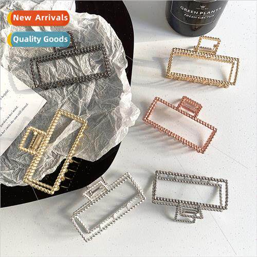 Korea ins hair card hair clip back head metal grab clip Fren