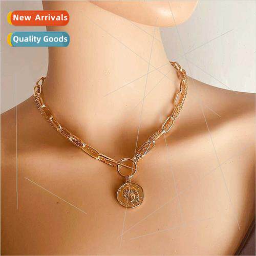Europe fashion stacking wear wind alloy chain sweater chain