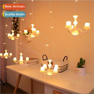New  curtain led chandelier plug-in  balcony bedroom room Eu