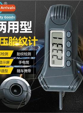 Digal Tire Pressure Gauge Tread Depth Ruler 3-in-1 wh Backli