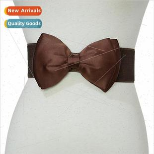 Stch Waistband Fashion Korea Candy Bow Casual Women