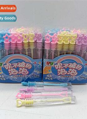 Blow unbreakable bubble wand trumpet mini test tube is not e