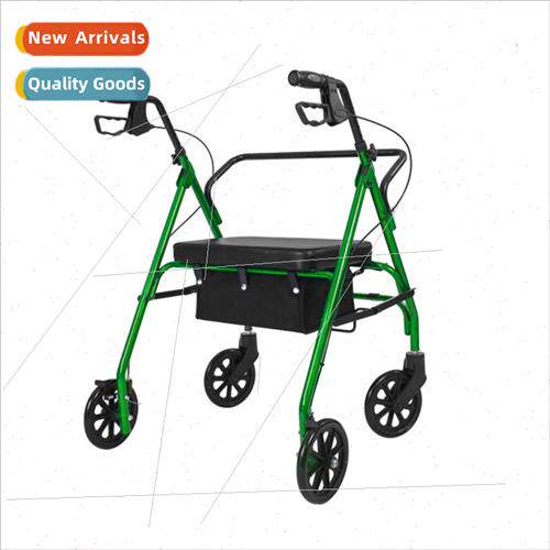 Four-wheeled walker seat bottom hanging storage bag Walker s