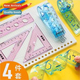 Triangle Soft Ruler Set Student Ruler Set 4 Plastic  Ruler B
