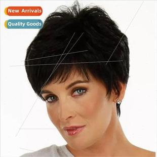 Europe fashion ladies Wig hair short fluffy hig female