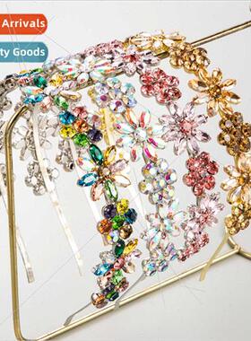 Korea sweet rhinestone exquise alloy hair band luxury high-e