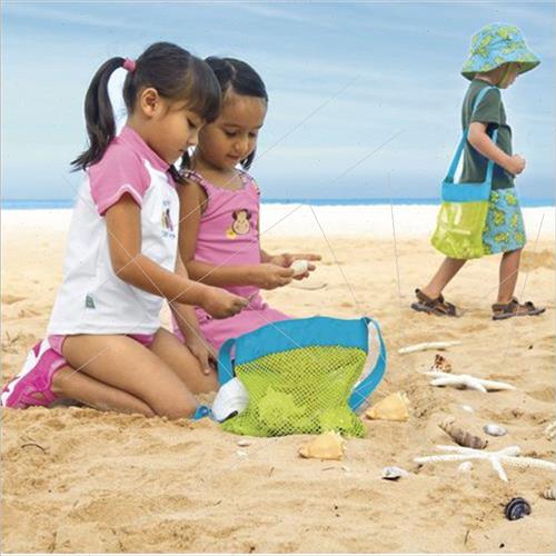 Small Outdoor Children Beach Toys Quick Storage Bag Dredging