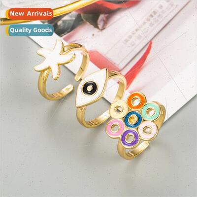 Ins eyes starfish women retro color preservation plating wom