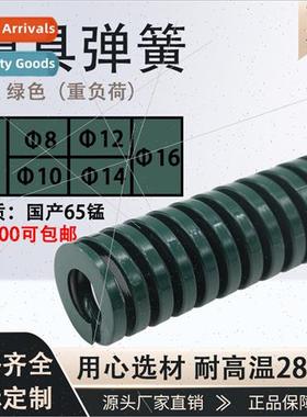 65Mn TH Green Die Springs Heavy Duty Rectangular Short Compr