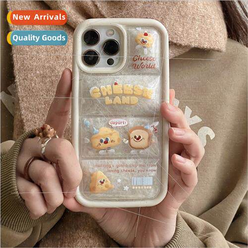 Winter Down Cute Toast Cheese 15ProMax Case iPhone 13 适用 A